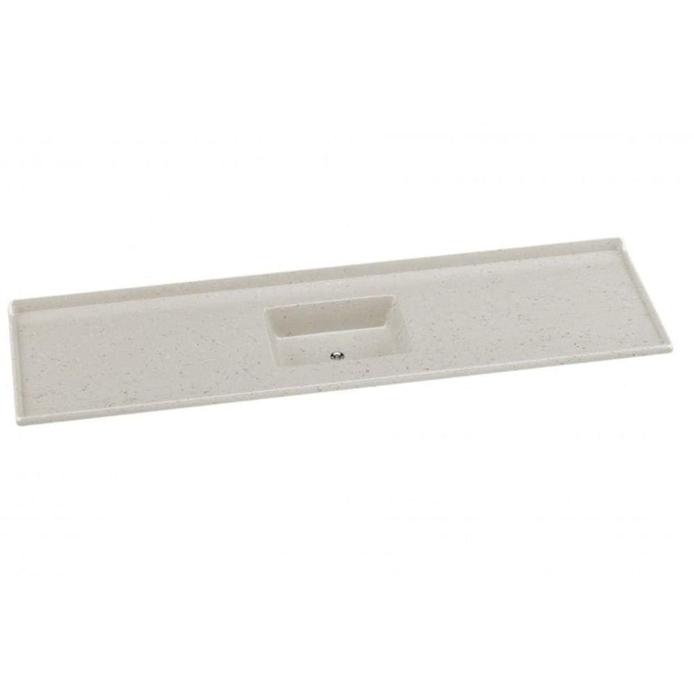 Pia Sintética para Cozinha 199cm X 55cm Travertino