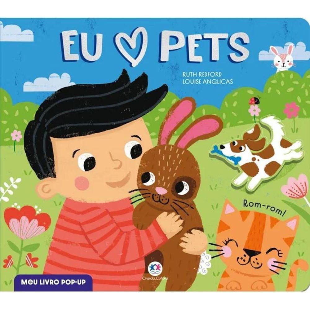 Livro Pop-Up Cãezinhos Brincando - Ciranda Cultural