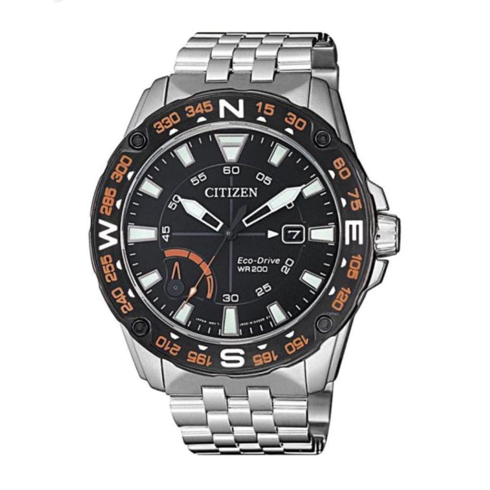 Relógio Citizen AW7048-51E Analógico Japonês 200m Preto