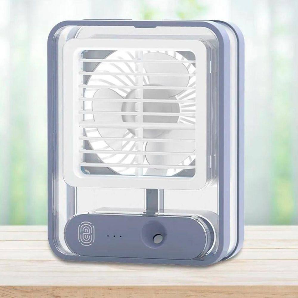 Mini Ventilador Umificador Ar Mesa Usb