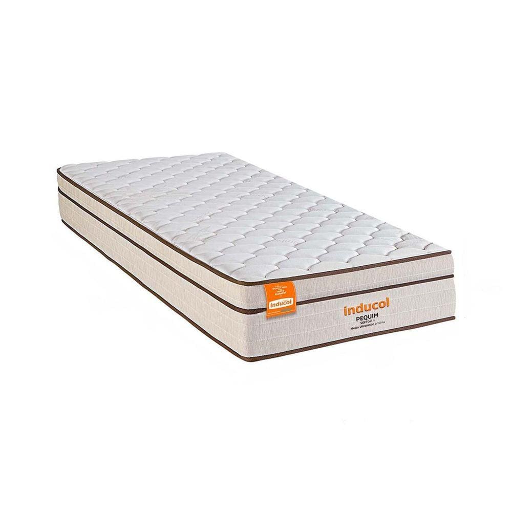 Colchão Solteirão Mola Superlastic Pequim 26x96x203cm Inducol Bege