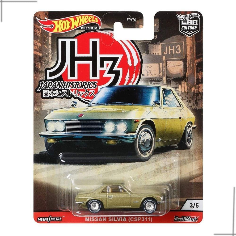 Nissan Silvia Csp311 Japan Historics 3 Hot Wheels 1/64