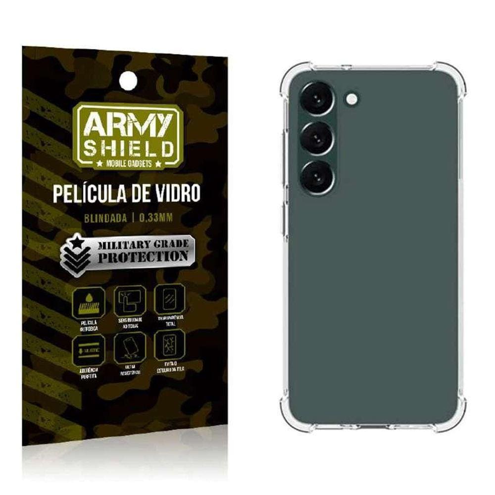 Capinha + Película Samsung Galaxy S23 Fe - Armyshield