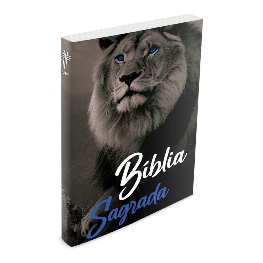 Bíblia Sagrada - Leão da Montanha Olho Azul - Brochura - NTLH