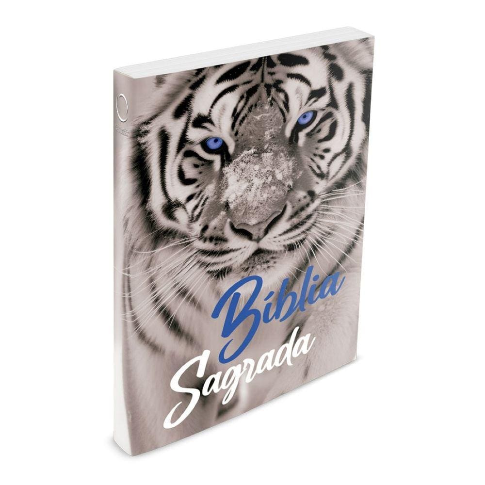 Bíblia Sagrada - Tigre Olho Azul - Brochura - NAA