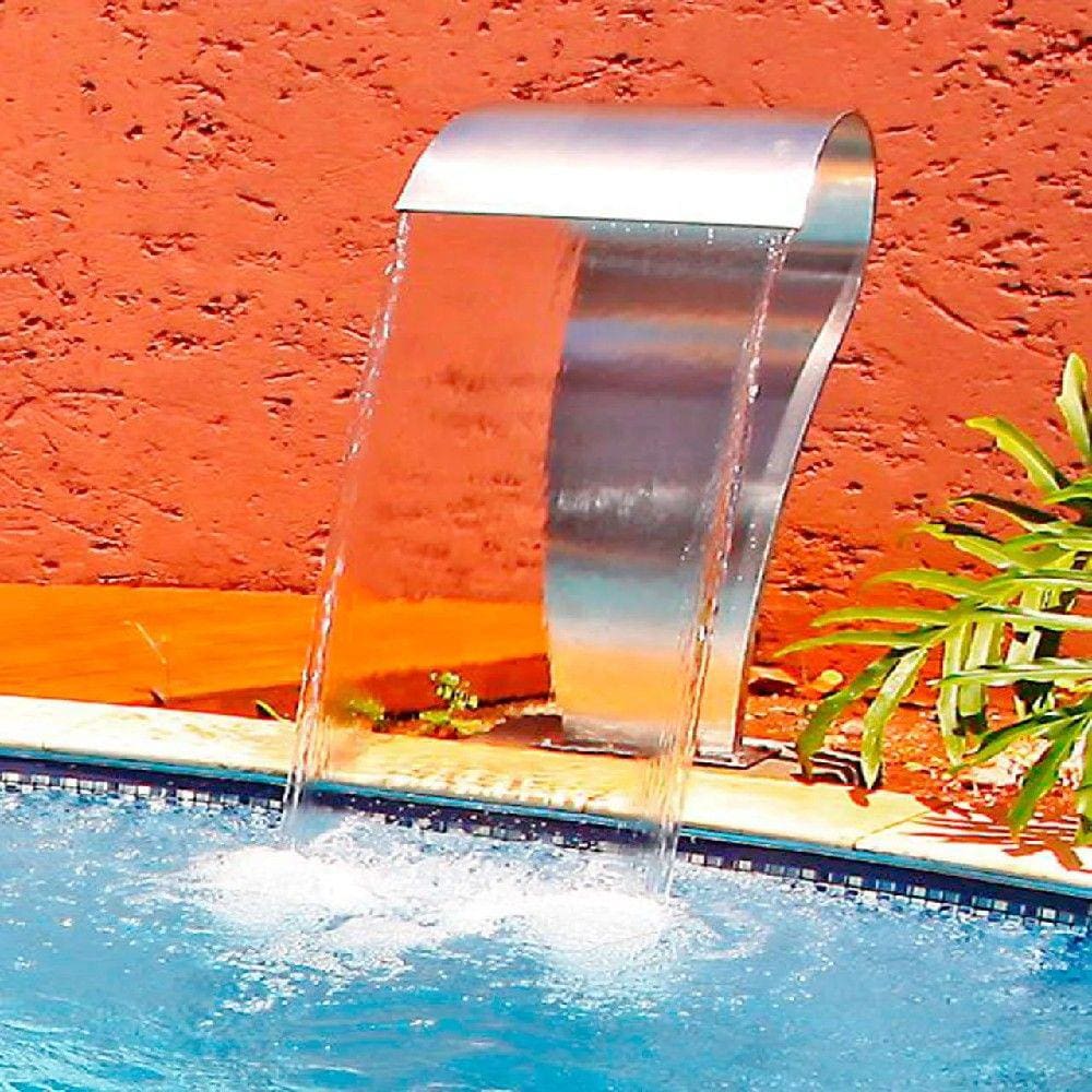 Cascata Canyon em Aço Inox para Piscina