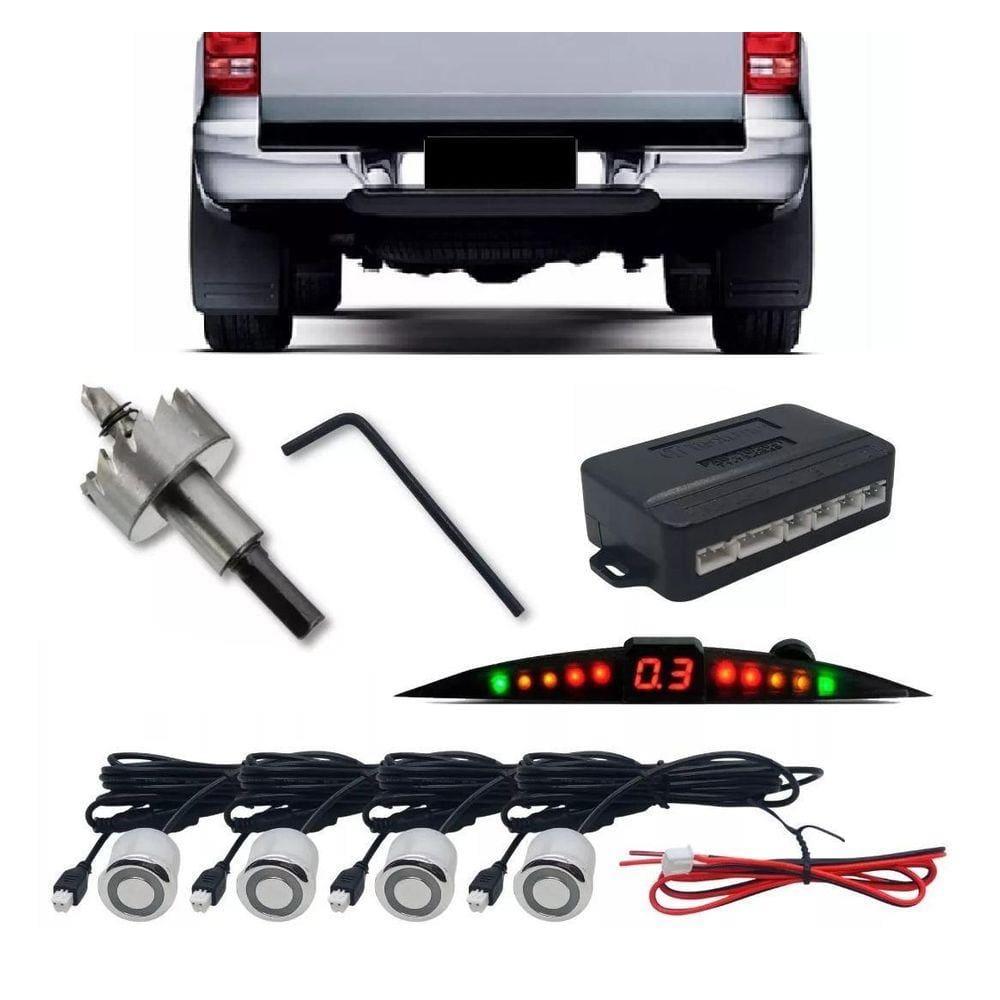 Sensor Cromado Parachoque De Metal Vw Amarok 2010/2020