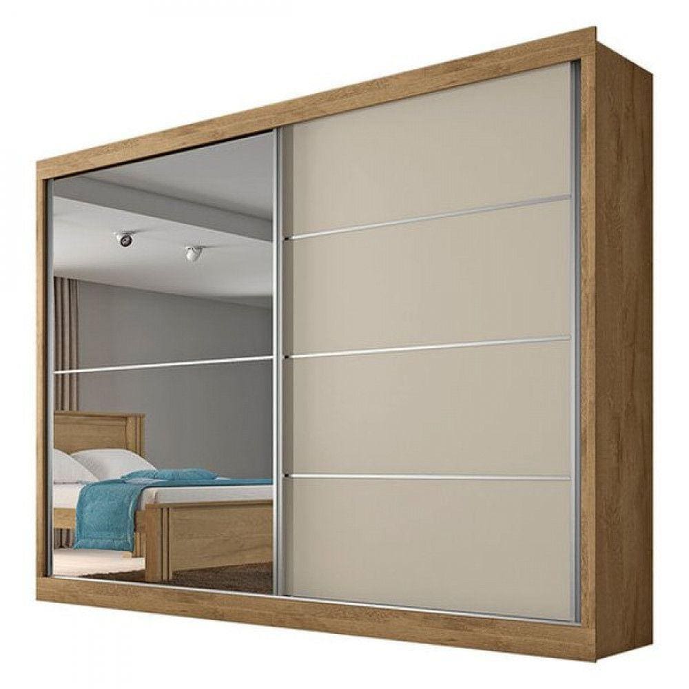 Guarda-Roupa Verona Plus MDF 2 Portas 4 Gavetas Mademarcs