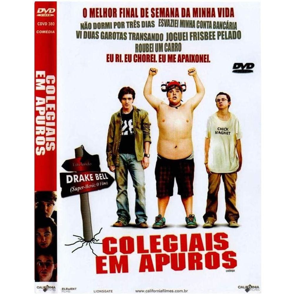 DVD Colegiais Em Apuros - CALIFORNIA