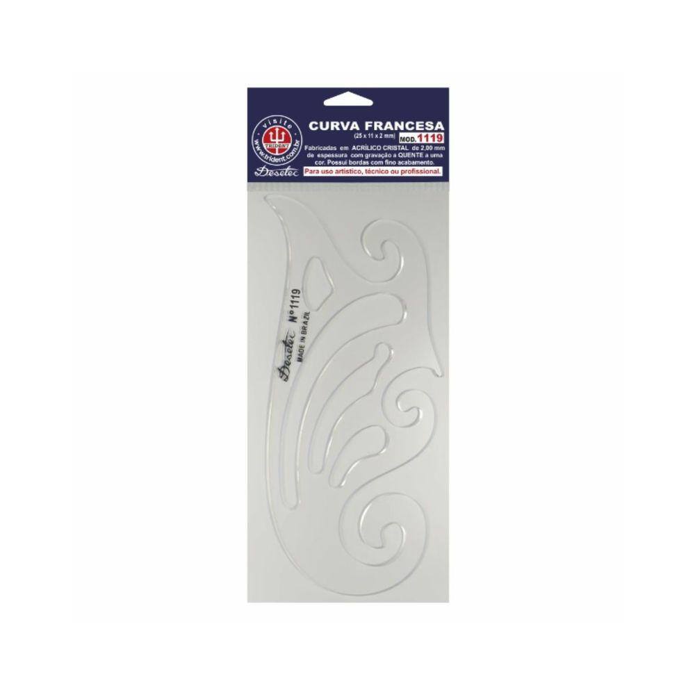 Curva Francesa Trident 1119 33x15cm