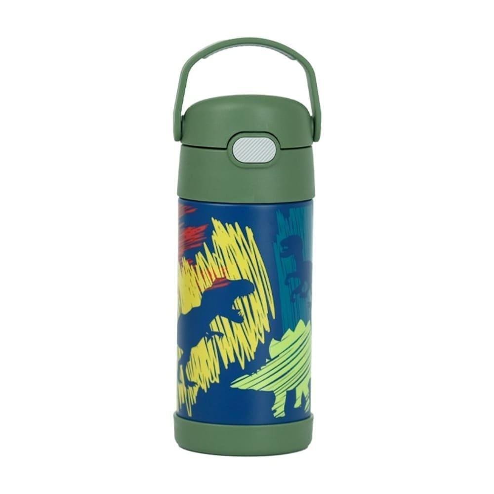 Garrafa Garrafinha Térmica Infantil Thermos 355Ml Dinossauro