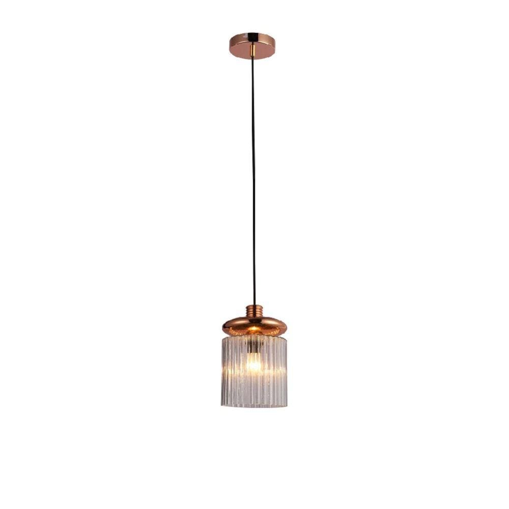 Pendente Tule 22cm 1x4w E14 Rosé Gold
