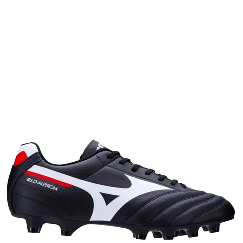 Chuteira Mizuno Campo Morelia Preto Branco-Masculino