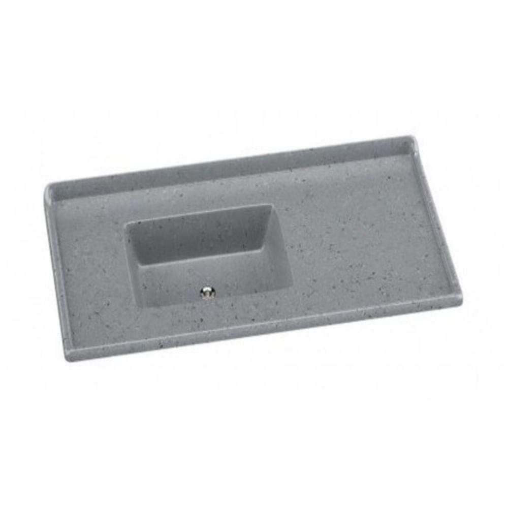 Pia Sintética para Cozinha 100cm X 53cm Cinza