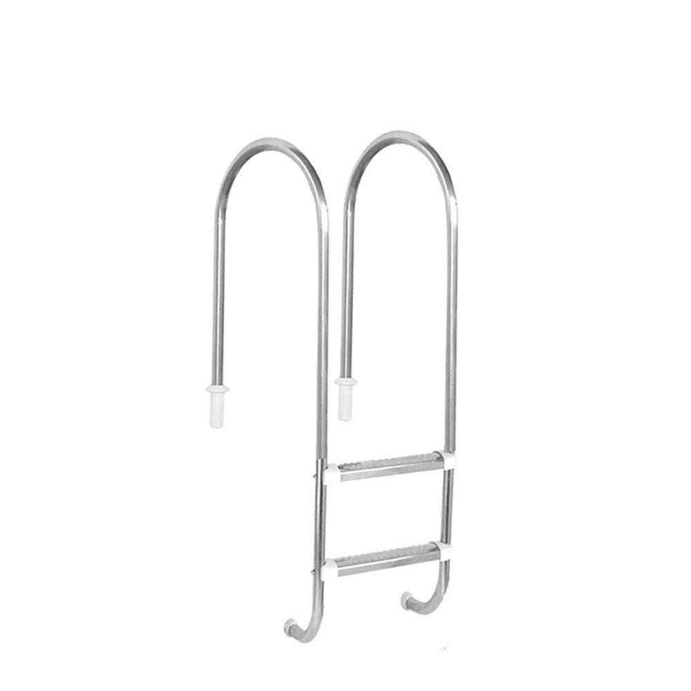 Escada para Piscina Marinheiro 2 Degraus Anatômicos em Inox 1 1/2” em Aço Inox - Sodramar