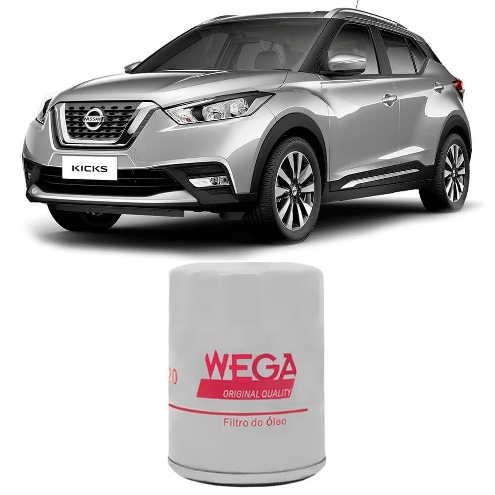 Filtro Óleo Nissan Kicks 1.6 2017 A 2018 Wega
