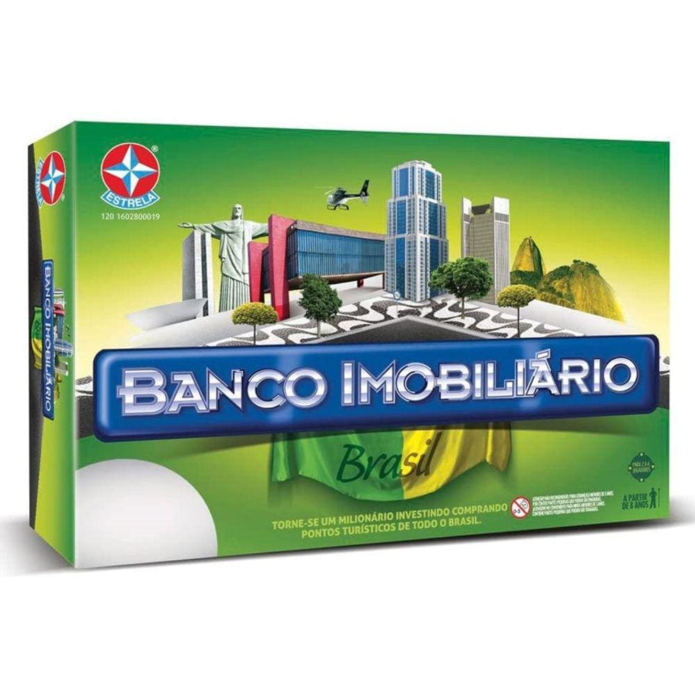 Jogo Banco Imobiliário Brasil - Estrela