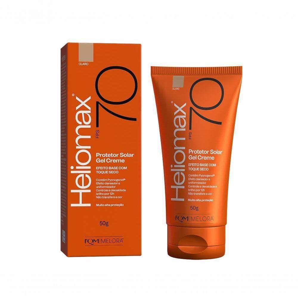 Protetor Solar Heliomax Fps 70 Gel Creme Claro 50g
