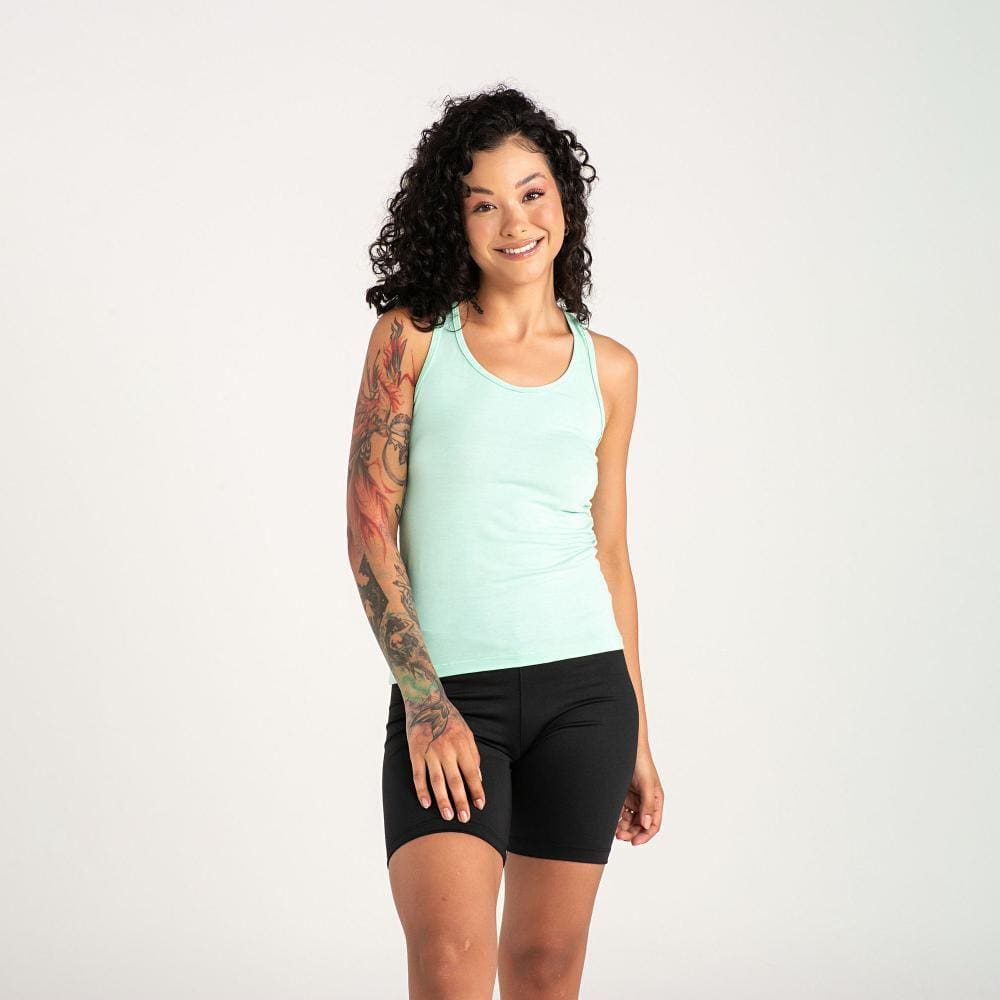 Camiseta Regata Feminina Versátli em Viscolycra Para o Verão