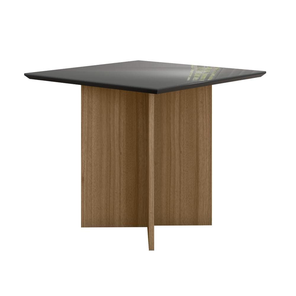 Mesa de Jantar 4 Lugares Napoles Carvalho Grafite