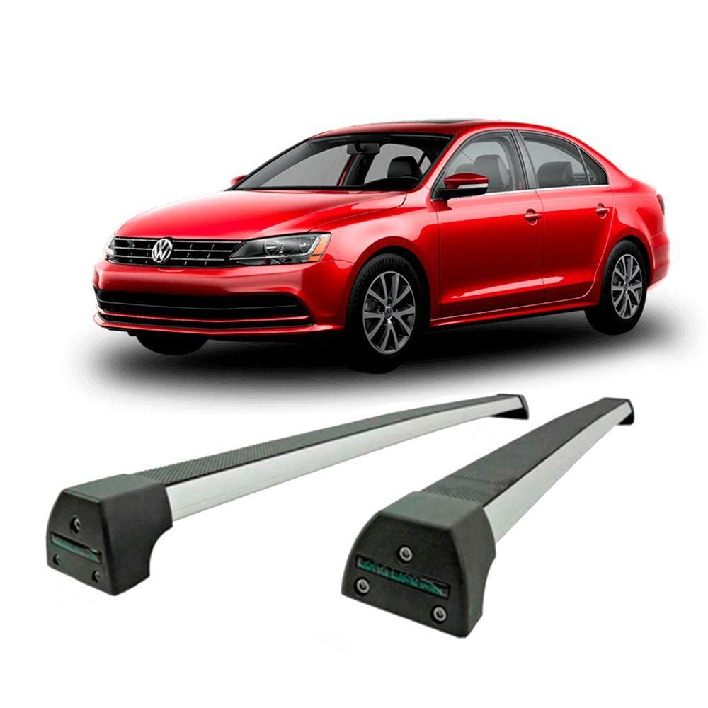 Rack De Teto em Alumínio p/ Jetta 2011 Até 2018 - Long Life