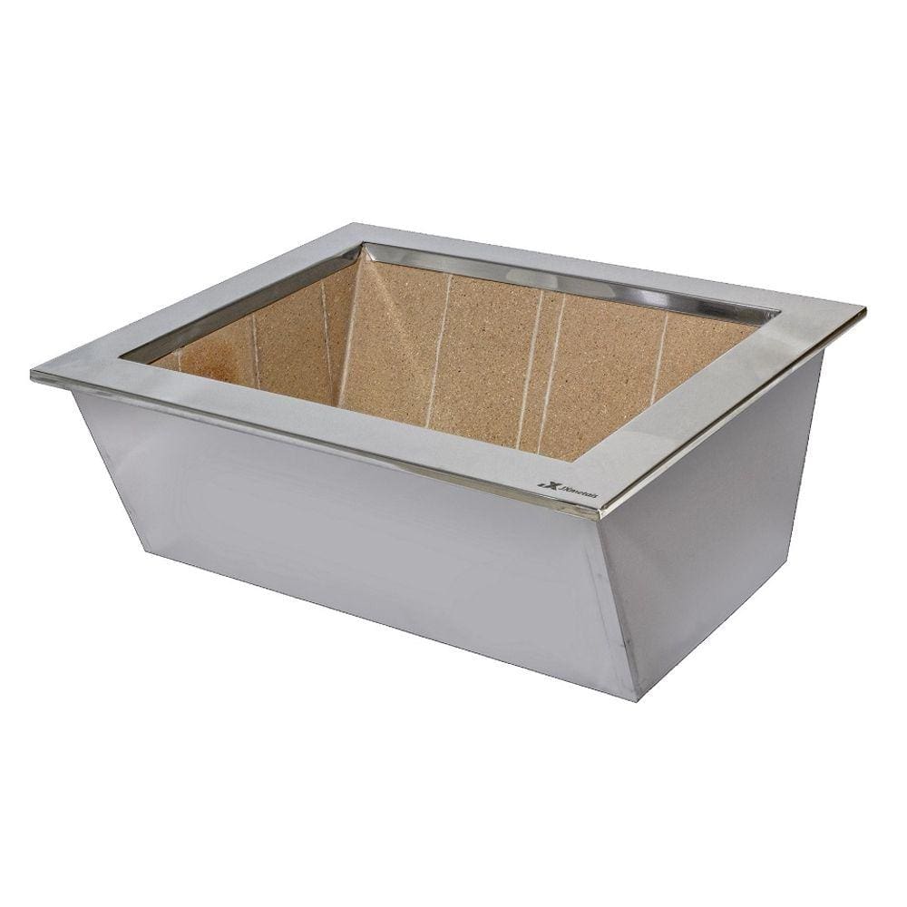 Caixa Braseiro 60X50 para Churrasqueira em Aço Inox - JX Metais