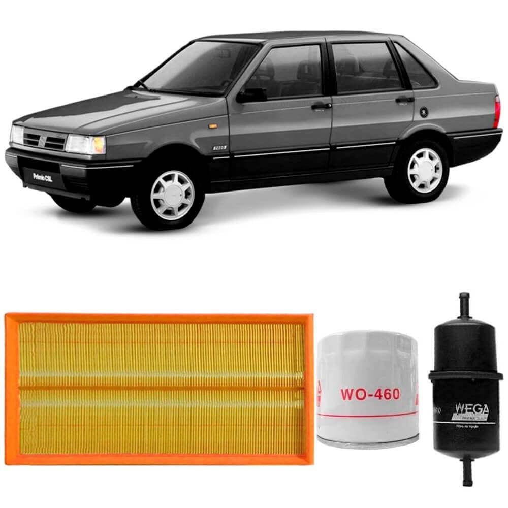 Kit Filtro Ar Óleo Combustível Fiat Premio 1.5 1.6 85 A 94