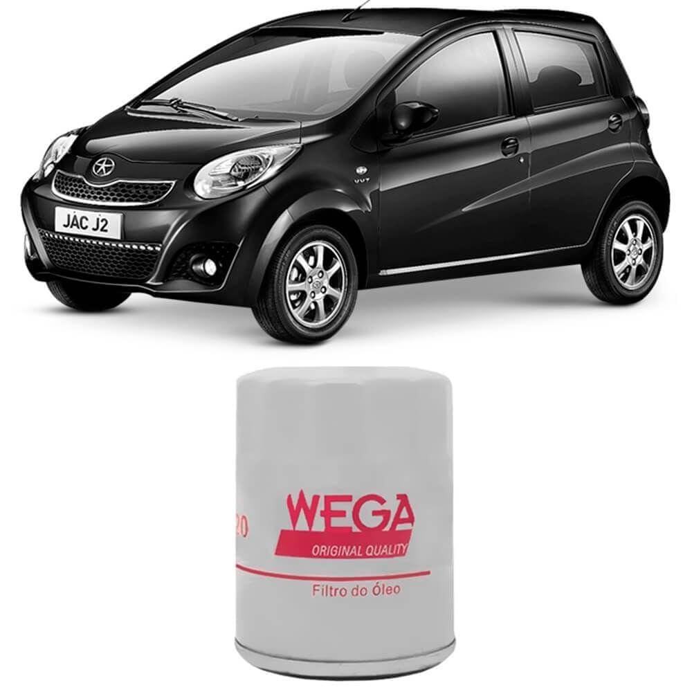 Filtro Óleo Jac J2 1.4 2012 A 2016 Wega