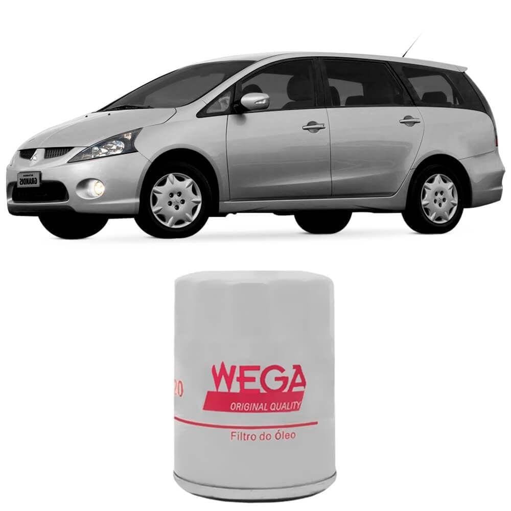 Filtro Óleo Mitsubishi Grandis 2.4 2005 A 2008 Wega