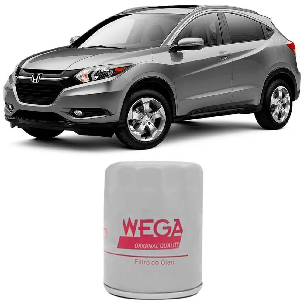 Filtro Óleo Honda Hrv 1.8 2016 A 2018 Wega