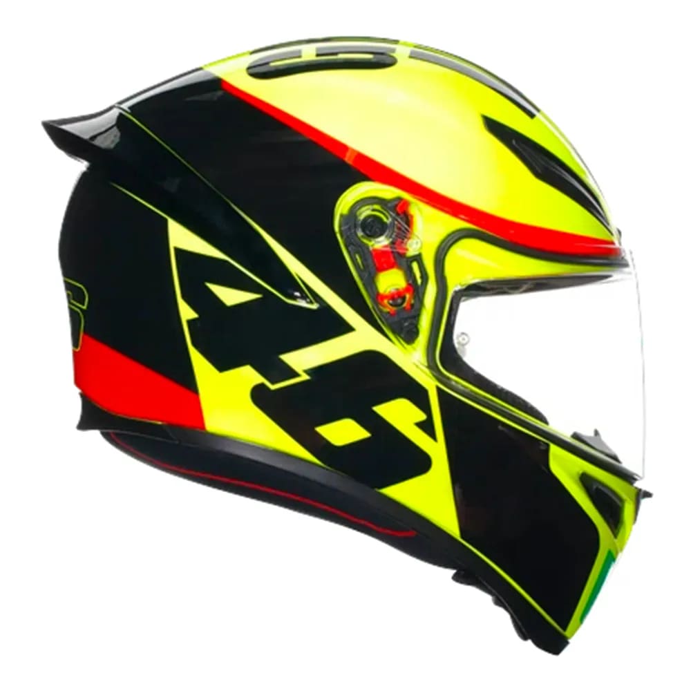 Capacete AGV K1S Grazie Vale Preto e Amarelo