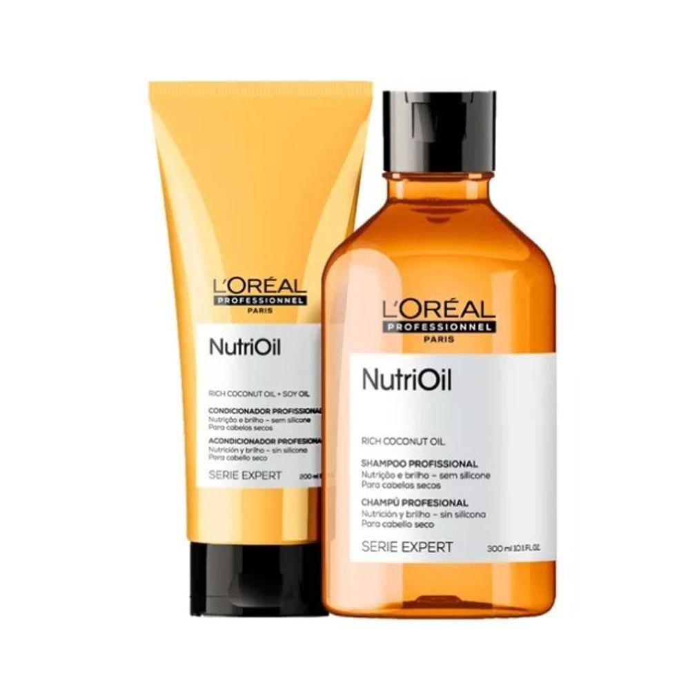 Kit L´Oréal NutriOil Shampoo 300ml + Cond 200ml