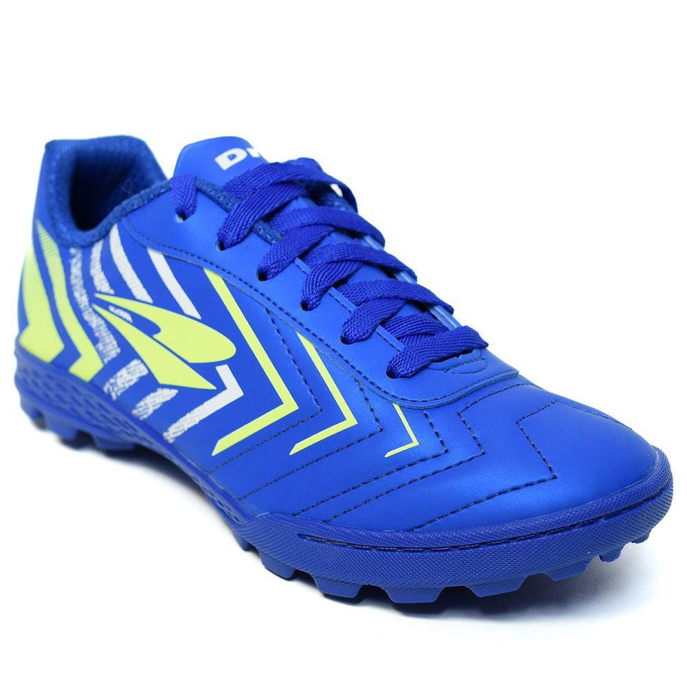Chuteira Society Dray Foorcy Masculino - Azul e Verde