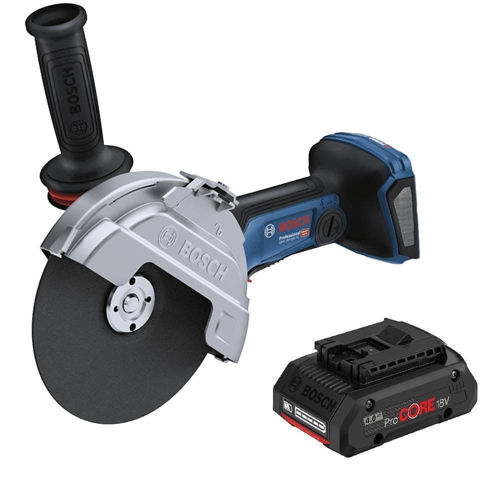 Esmerilhadeira 7 POL Biturbo GWS18V-180PC com Bateria 18V 4Ah BOSCH
