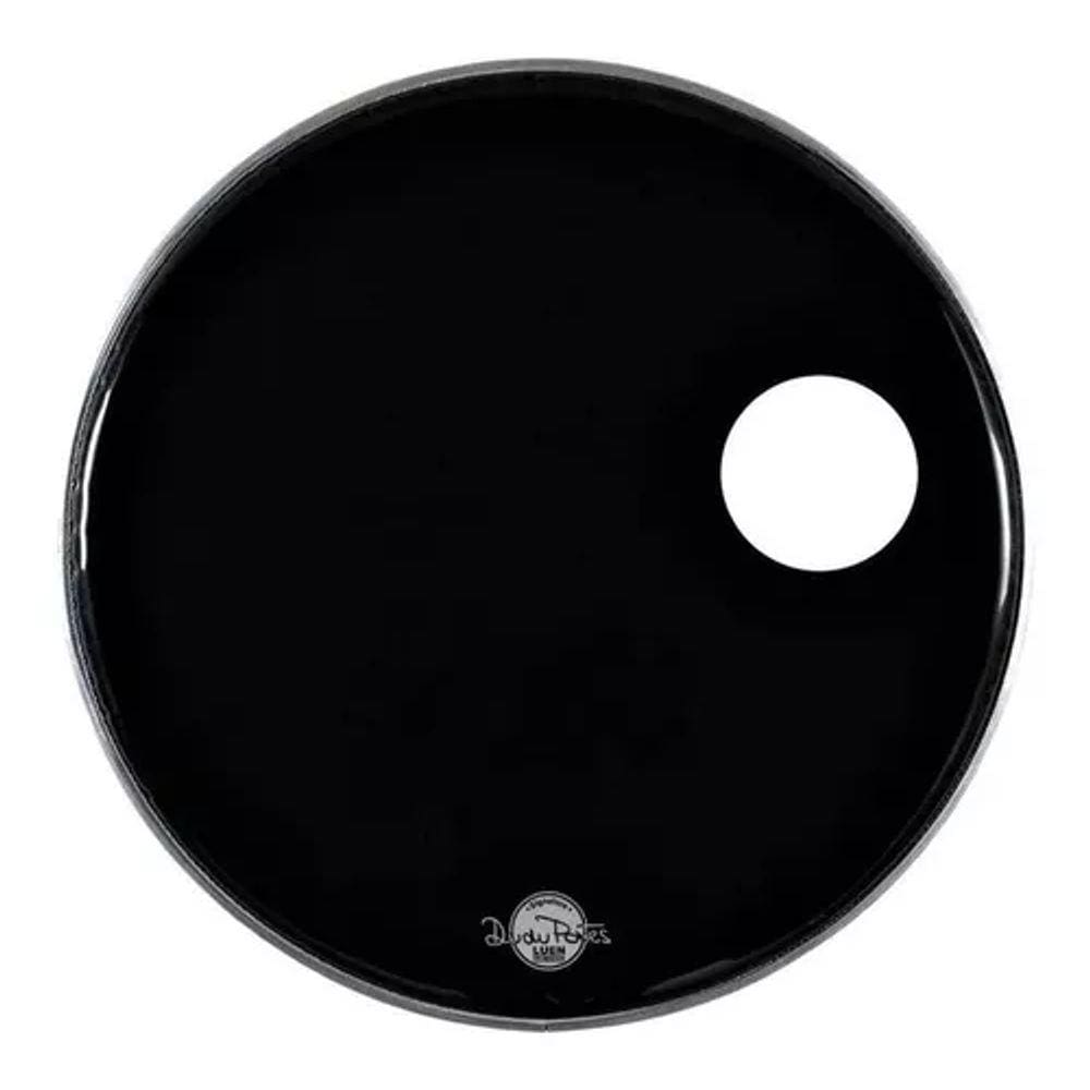 Pele 22 DP Frontal Preta com Furo - Luen