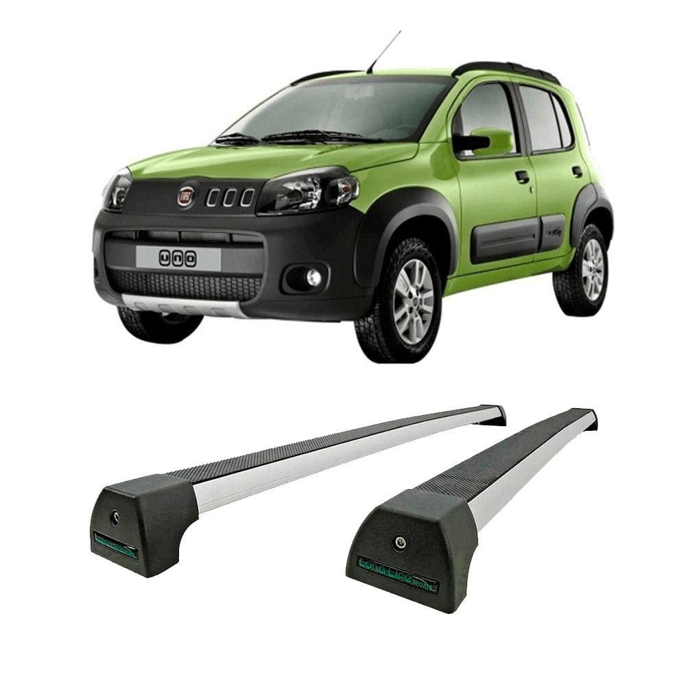 Rack De Teto Alumínio Uno Way 2011 até 2021 Com Longarina Long Life