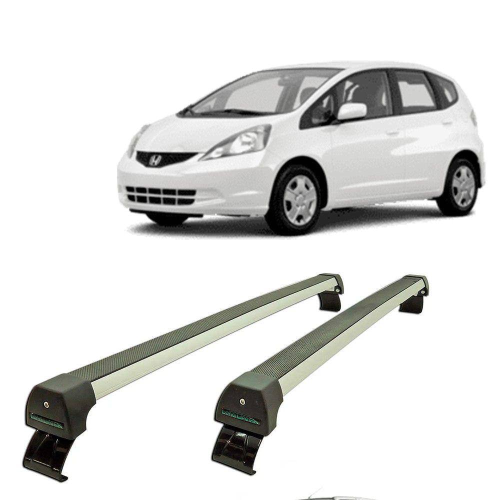Rack De Teto Alumínio Honda Fit 2009 até 2014 - Long Life
