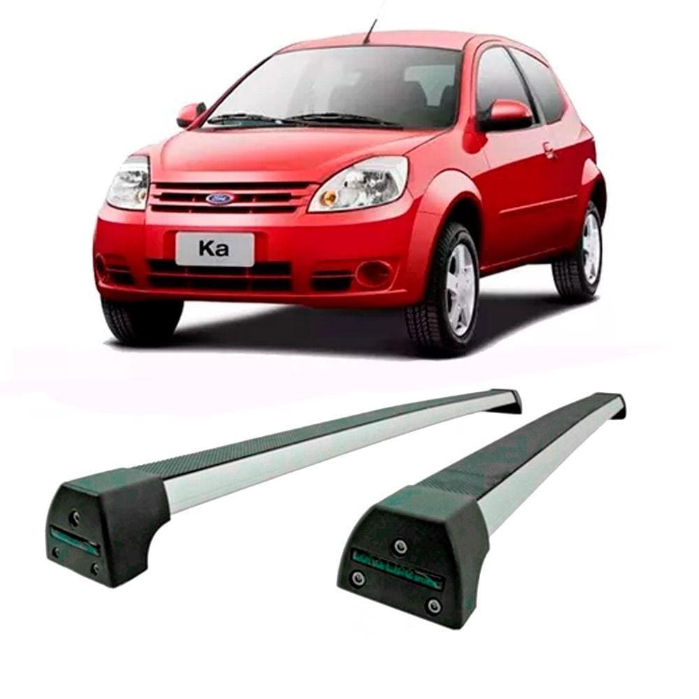 Rack De Teto Alumínio Ford Ka 2008 Até 2013 Long Life