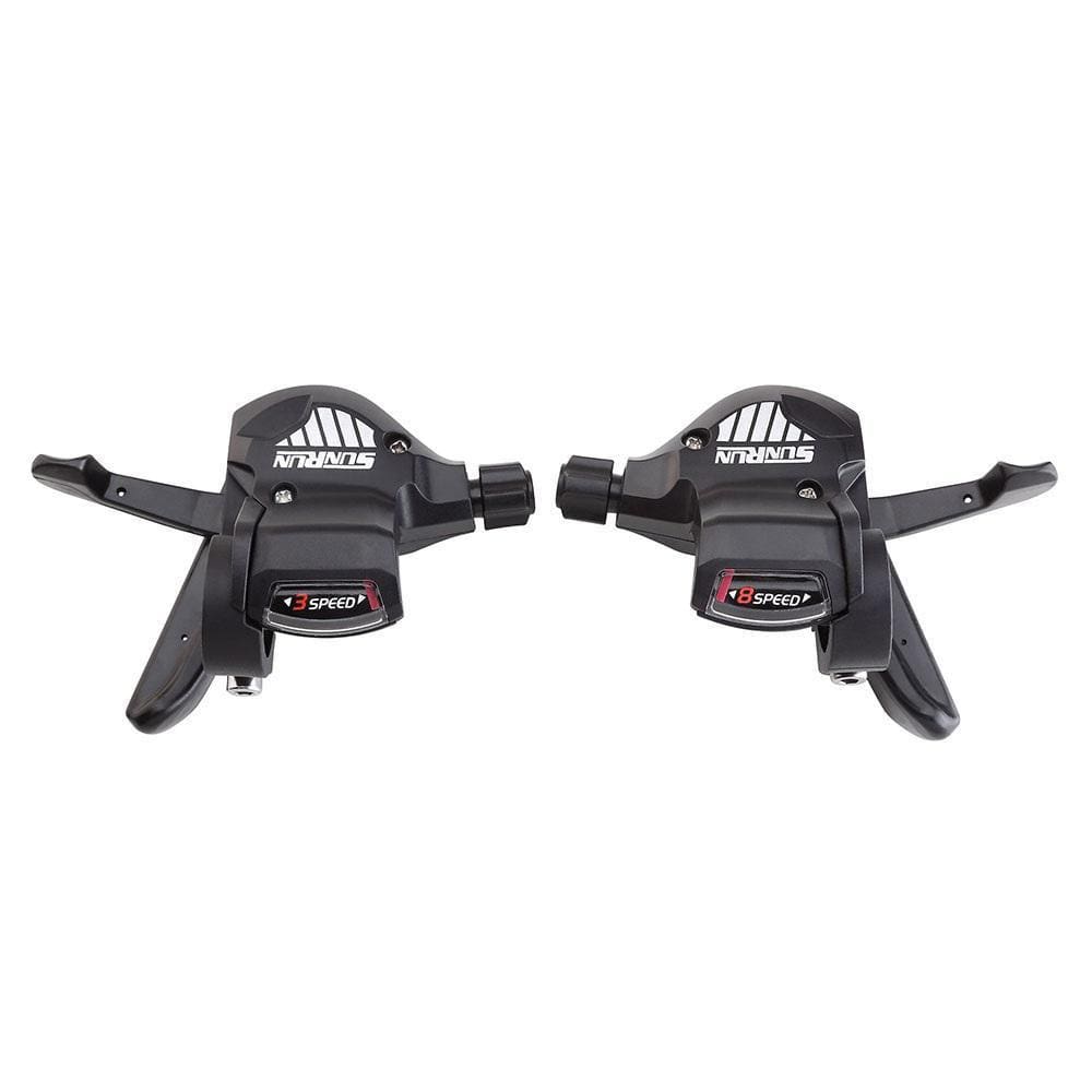 Alavancas De Câmbio Sunrun Rapid Fire 24V Com Cabos Preto