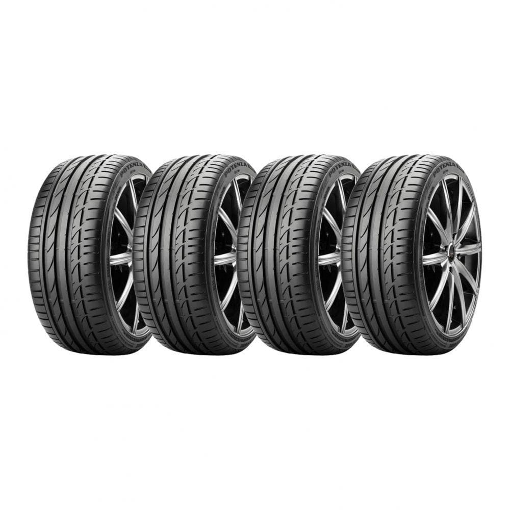 Kit 4 Pneus Bridgestone Aro 18 225/45R18 Potenza S001 Run Flat 91W