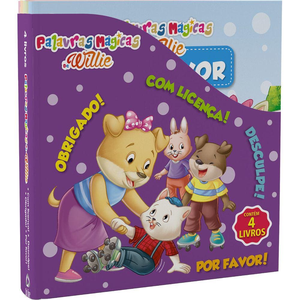Coleção Palavras Mágicas de Willie - Box com 4 Livros