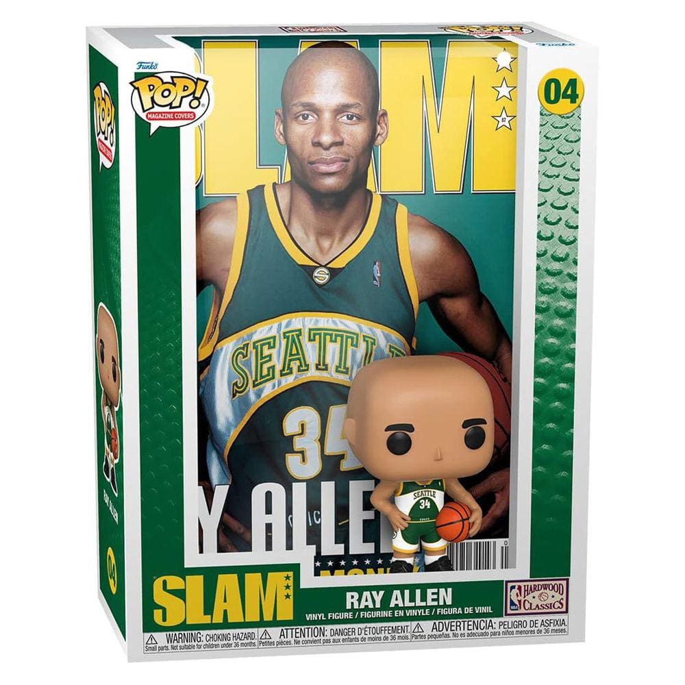 Funko Pop Nba Cover Slam Ray Allen 04 Seattle Sonics