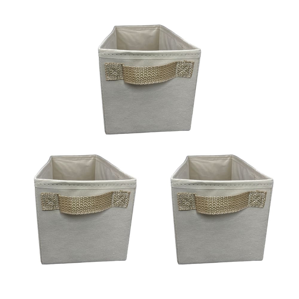 Kit 3 Caixa Organizadora Pequena Decorativo Multiuso Para Seu Lar