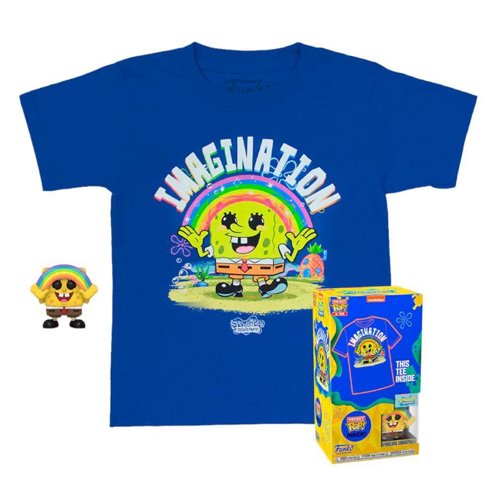 Box Funko Pop Bob Esponja Calça Quadrada Com Camiseta