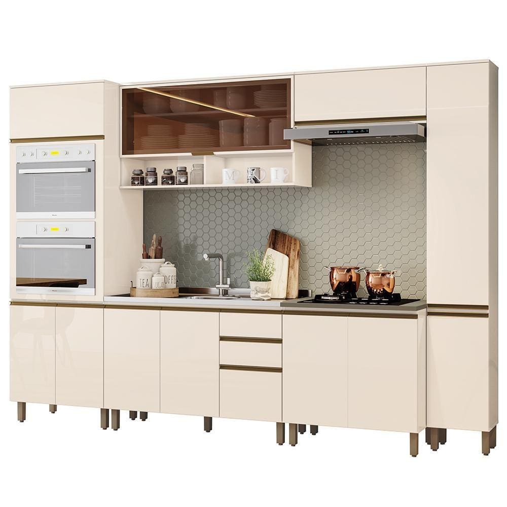 Cozinha Modulada Connect 7 Peças - Móveis Henn