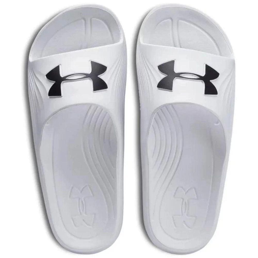 Chinelo Under Armour Core 2 - Branco e Preto