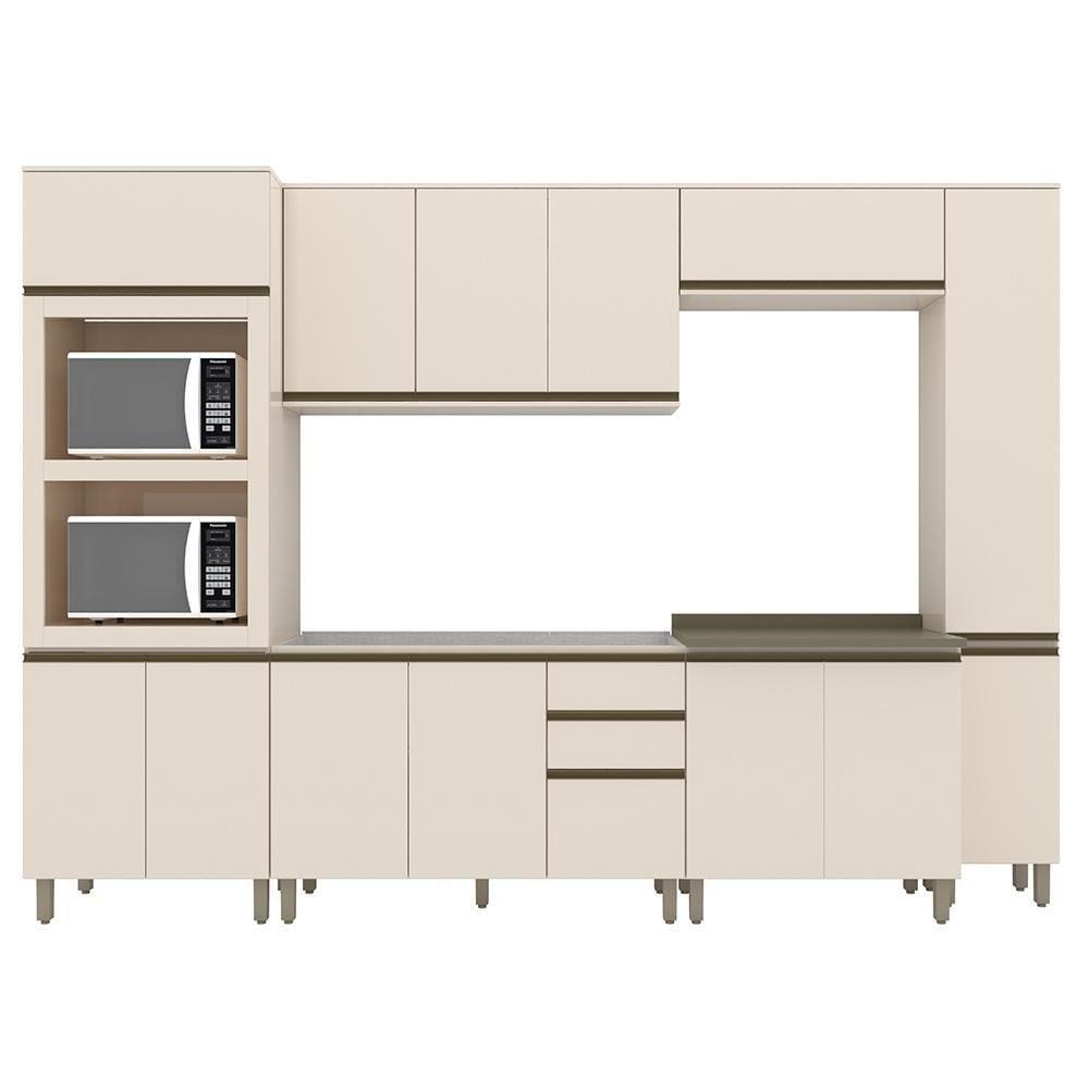 Cozinha Completa Connect 6 Peças com Paneleiro - Móveis Henn
