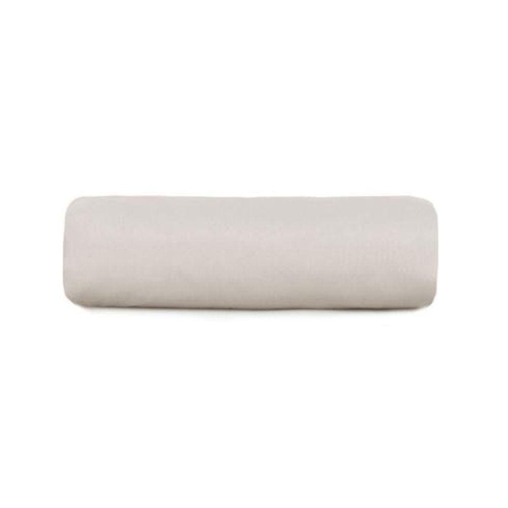 Lençol com Elástico Solteiro Altenburg Malha Fio Penteado 100% Algodão - Bege