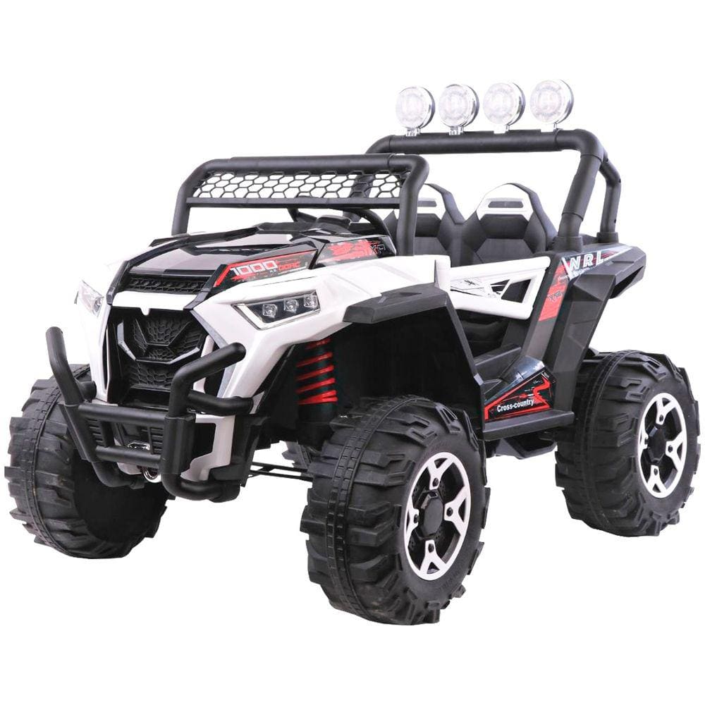 Utv Elétrico Infantil 12V 4x4 2 Assentos Carro Buggy Controle Som Usb Luzes Bluetooth Brinqway Bw131