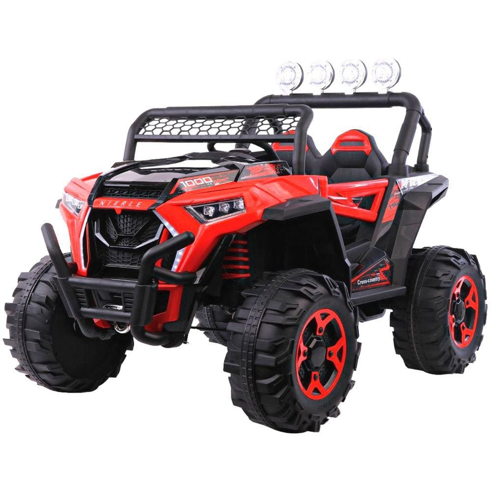 Utv Elétrico Infantil 12V 4x4 2 Assentos Carro Buggy Controle Som Usb Luzes Bluetooth Brinqway Bw131